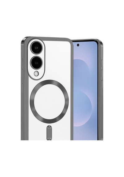 Samsung Galaxy S25 Edge Kross Magneticsafe Kapak - Titan Gri