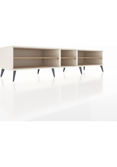 Kronos Tv Ünitesi 3 Raflı 220x59x51 Aytaşı-aytaşı/çam Aytası/atlas Çam - Aytası