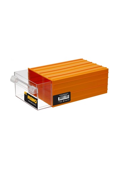 Mano K-55 Plastik Çekmeceli Kutu - Sarı, 212 X 302 X 126mm - 12 Adet 1 Koli Çok Renkli