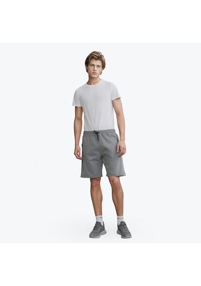 Slazenger KANANI I Erkek Cepli Koyu Gri Şort