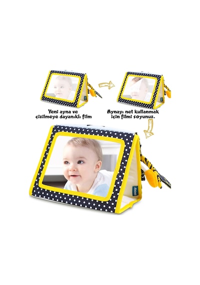 Tummy Time Hışırtılı Yumuşak Bez Aktivite Kitabı - Tembel Hayvan