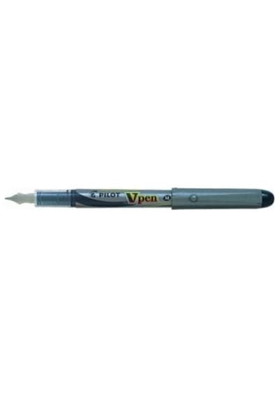 Pilot V-Pen Silver Kullan At Dolma Kalem Siyah