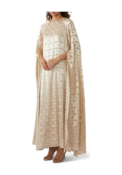 Dima Ayad Cape Kaftan Elbise - Şıklık Ve Rahatlık Bir Arada Beıge