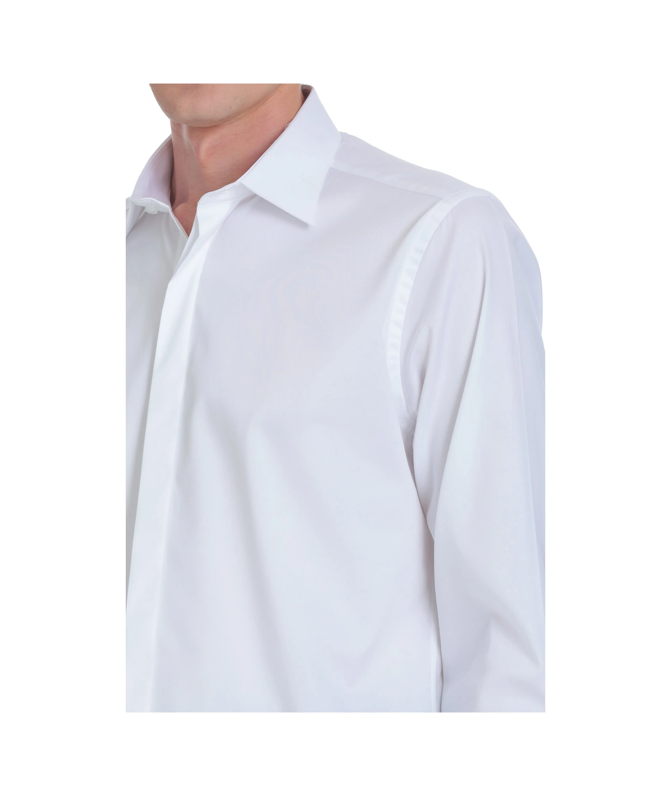 Hatemoğlu Beyaz Comfort Fit Ata Yaka Pamuklu Damatlık Gömlek 4111993 Hatemoğlu Beyaz Comfort Fit Ata Yaka Pamuklu Damatlık Gömlek 4111993