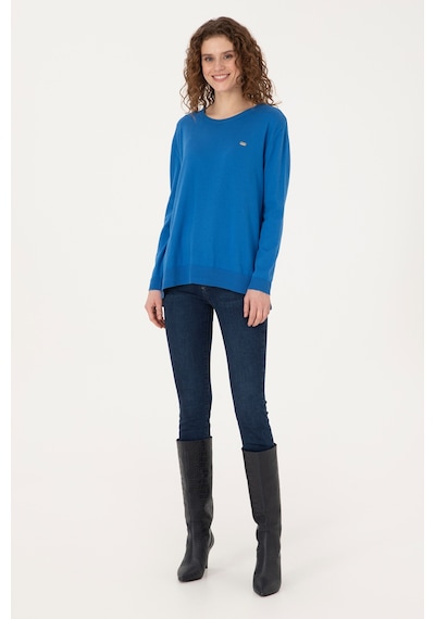 U.S. Polo Assn. U.s. Polo Assn. Kadın Kazak /triko 50313579-vr251 Koyu Mavi Melanj