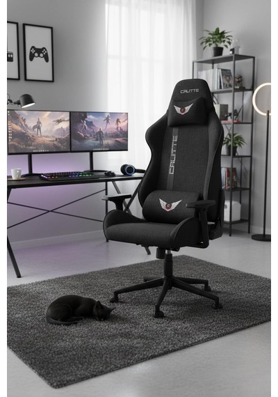 Breeze Brz Oyuncu Koltuğu Nefes Alabilir Kumaş Ergonomik Gaming Koltuk Siyah Çok Renkli