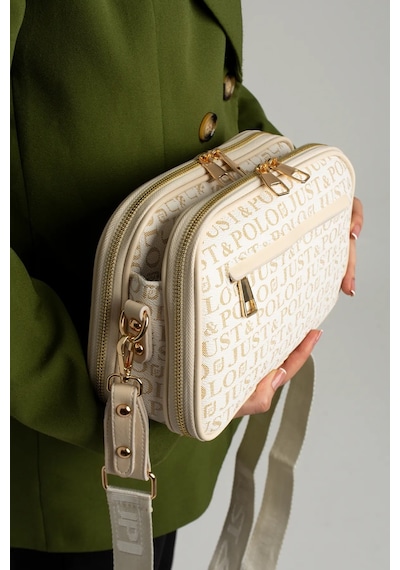 Just Polo Kadın Krem Orta Boy Şıklığı Ve Konforu Buluşturan Omuz Çantası Shoulder Bag 342053mh