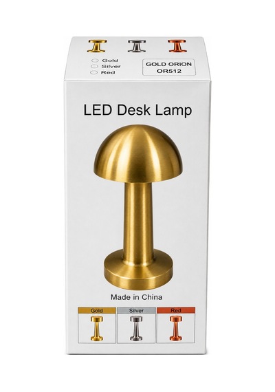 Şarj Edilebilir Dokunmatik Led Mantar Masa Lambası Çok Renkli