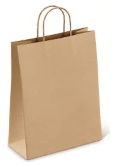 Şeylişeyler - Kraft Kâğıt Çanta 32x20x32 Cm 1 Paket 25 Adet