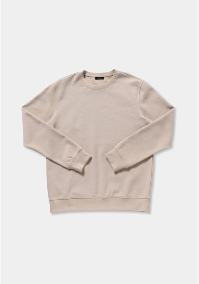 Colin's Colins Regular Fit Yuvarlak Yaka Düz Erkek Taş Sweatshirt Cl1082264 Q1.v2 Stn