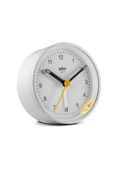 Klasik Analog Alarm Saati - Bc12w Beyaz