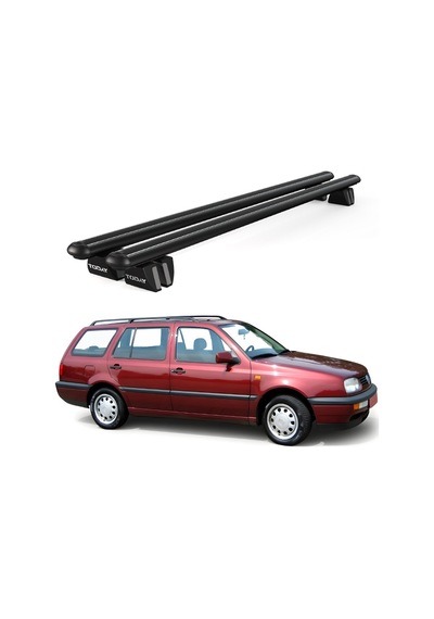 Pençe Volkswagen Golf Iıı 1991-1999 Uyumlu Siyah Ara Atkı Port Bagaj Tavan Barı