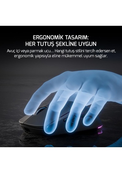 Gamepower Fenix 3 Modlu Gaming Rgb Oyuncu Mouse 24.000dpı Siyah Fenix