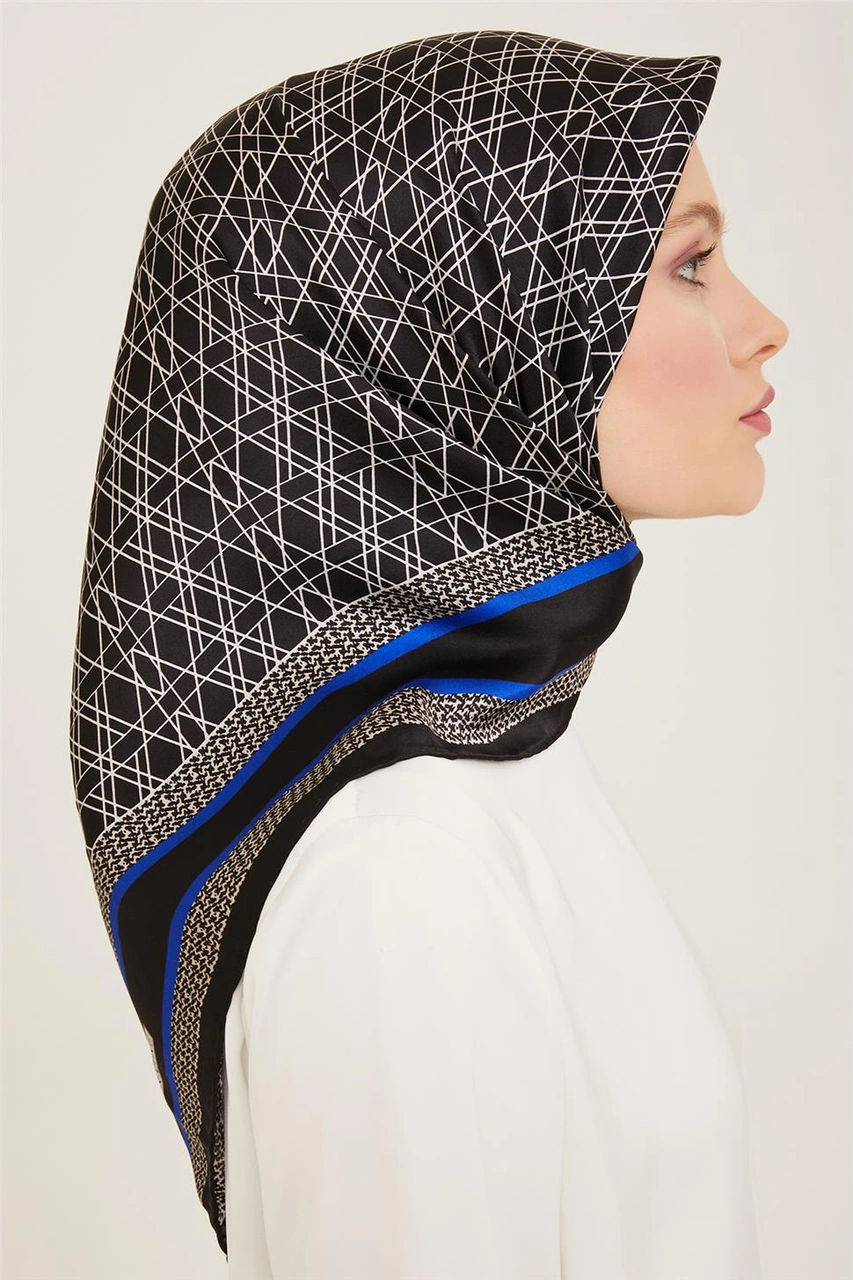 Armine Klasik Desenli Sura İpek Eşarp 24ya9168 89 38 Çok Renkli