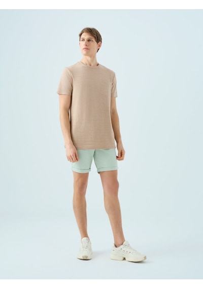 LOFT Regular Fit Erkek Tshirt K.kol Lf2035142 Q1.v1 Bej