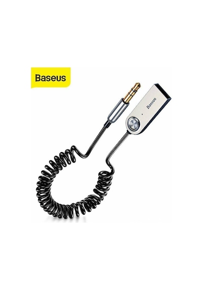 Baseus Bluetooth Aux 3.5Mm Usb Araç Transmitter Mikrofonlu Baseus Bluetooth Aux 3.5Mm Usb Araç Transmitter Mikrofonlu