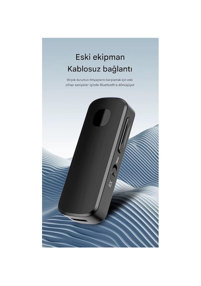 Bluetooth 5.4 Adaptör 2in1 Alıcı Verici, Araç Hoparlör Bluetooth Kiti, Aux Wireless