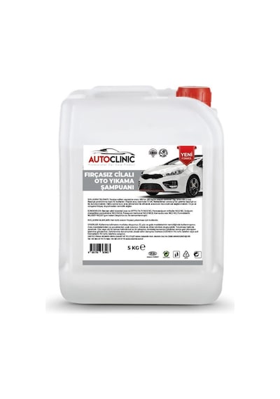 Autoclınıc 5Kg Fırçasız Cilalı Oto Yıkama Şampuanı