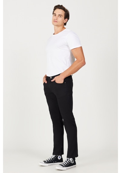 Wrangler Arizona Straight Fit Düz Kesim Normal Bel Düz Paça Esnek Siyah Erkek Pantolon W211842001 Siyah