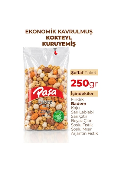 Kokteyl Karışık Kuruyemiş 250 Gr 250 G