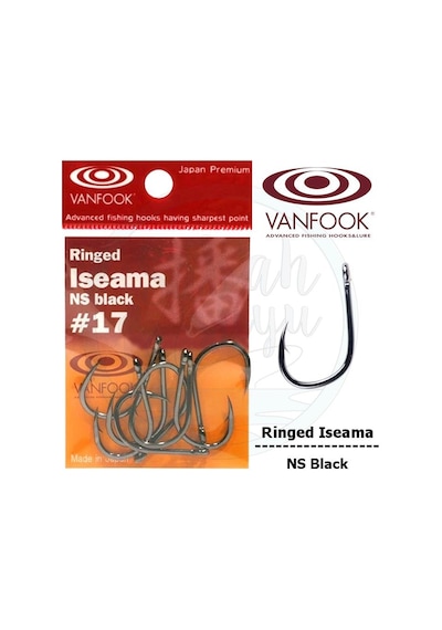 Vanfook Ringed Iseama Delikli Iğne Ns Black  17
