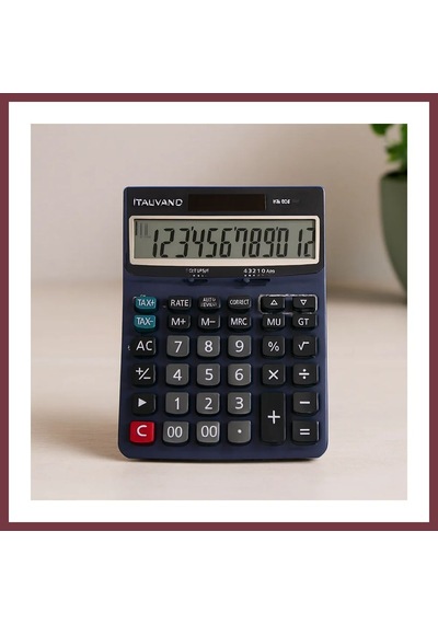 Storeşahin 12 Haneli Hesap Makinesi - 100 İşlem Geri Çağırma Shn0720 Çok Renkli