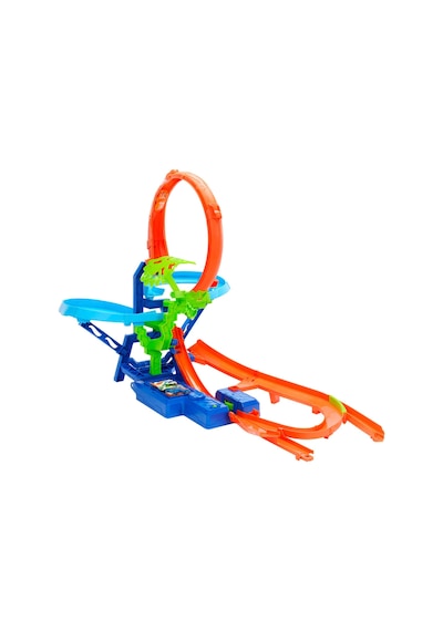 Hot Wheels Akrobasi Pistleri™ Havada Çarpışma Oyun Seti, Oyuncak Araba, Motorlu Hızlandırıcı Jfd12