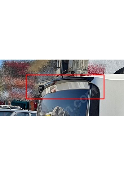Vw Caddy 2021 2026 Spoiler Parlak Siyah Boyalı