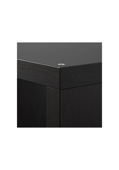Ikea Kallax Açık Raf Ünitesi, Venge, 77x77 Cm