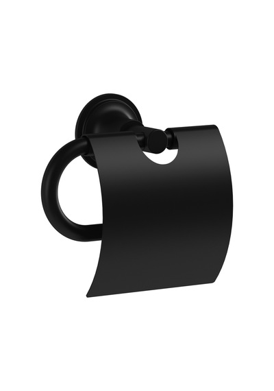 VitrA Origin Classic A4452236 Kapaklı Tuvalet Kağıtlığı Mat Siyah