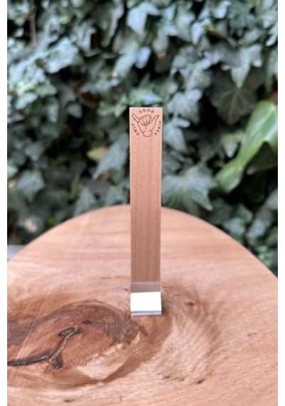 Ayrex Rufus Concept Ahşap Mum Fitili Only Good Vibes Yazılı Fitil + Yapışkanlı Sehpa - 10 Adet Diğer