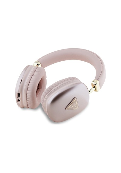 Guess Lisanslı Pu Metal Üçgen Logolu Bluetooth 5.3 Kulak Üstü Kulaklık
