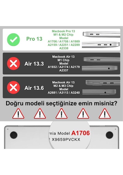 Klasse Macbook Pro 13 İnç 2020-2022 M1-m2 Çip İle Uyumlu Şeffaf Dayanıklı Koruyucu Kılıf, Ultra İnce Kabuk Koruma Sert Kapak A1706 A1708 A1989 A2159 A2251 A2289 A2338 Şeffaf Belirtilmemiş Klasse Macbook Pro 13 İnç 2020-2022 M1-m2 Çip İle Uyumlu Şeffaf Dayanıklı Koruyucu Kılıf, Ultra İnce Kabuk Koruma Sert Kapak A1706 A1708 A1989 A2159 A2251 A2289 A2338 Şeffaf Belirtilmemiş