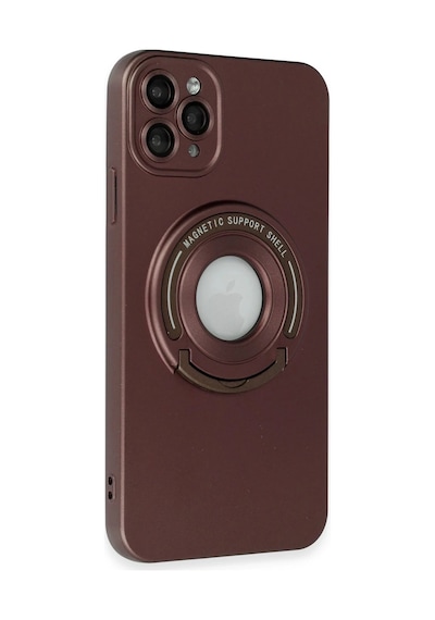 Cosmotex Newface Apple, Uyumlu iPhone 12 Pro Kılıf Lukka Magneticsafe Kapak - Kahverengi