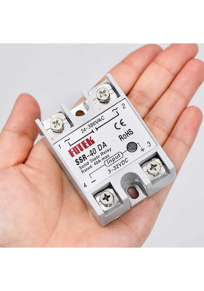 SSR-40DA SSR Röle 40A AC 24-380V Tek Fazlı Solid State Röle Elektronik Anahtar