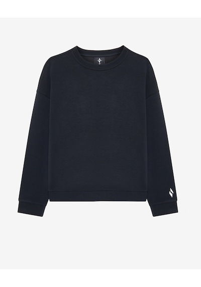 Skechers W Lounge Loose Crew Neck Sweatshirt Erkek Siyah Sweatshirt S2510052-001 Siyah