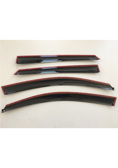 Volkswagen Jetta 2012 - 2019 Kromlu Cam Rüzğarlığı 4.Lü Niken