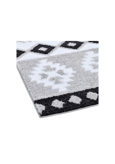 Mystique Gri Yumuşak Peluş Post Shaggy Çocuk Odası Oturma Odası Salon Mutfak Halısı F788o Ym14