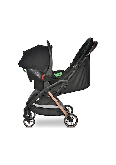 Lorelli Loret Otomatik Katlanan Kabin Boy & Travel Set Bebek Arabası - Black