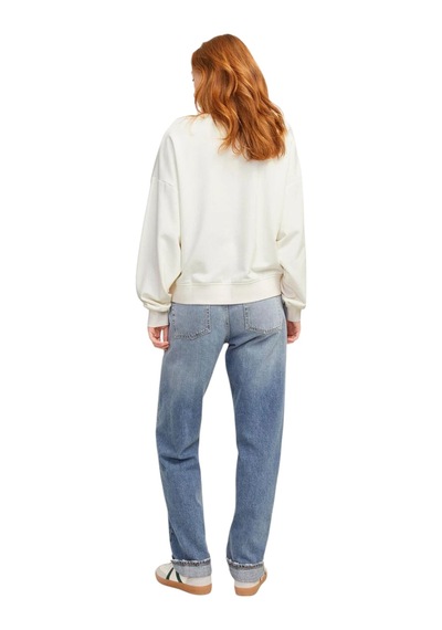 Jack & Jones Kadın Sweatshirt 12264230 Vanilya