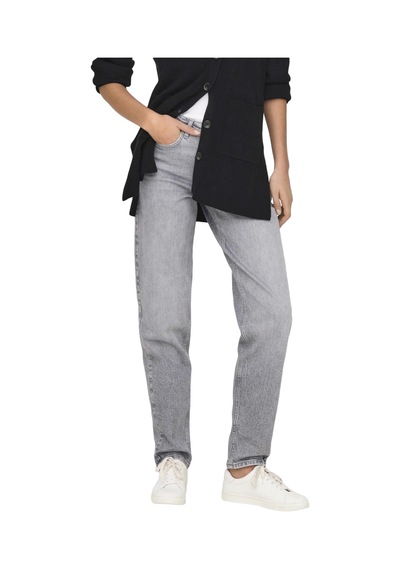 Only Onljuıcy Hw Mom Rea707 Dnm Noos Kadın Gri Jean - O15342042 Gri