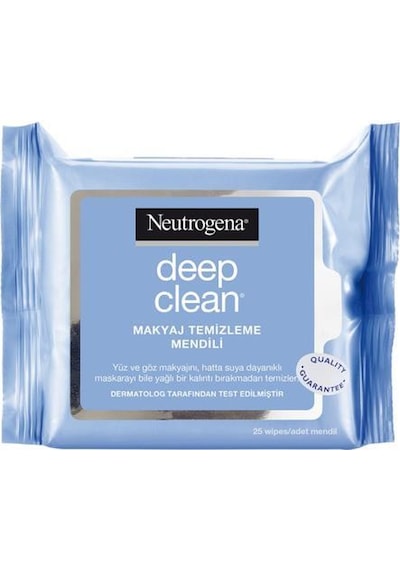Neutrogena Hydro Boost -deep Clean Makyaj Yüz Temizleme Mendili 25 Adet
