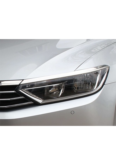 Volkswagen Passat 8.5 Far Üst Çıtası 3 Prç Krom 2019 ve Sonrası