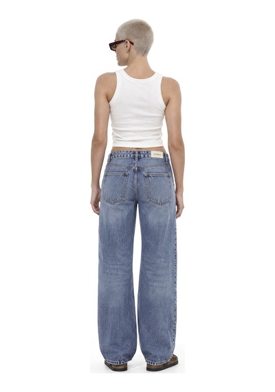 Hiccup Squalo Kadın Pantolon Orta Mavi Denim 03