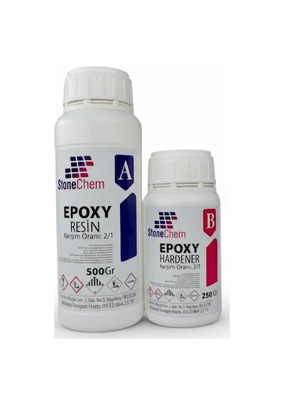 Stonemix Süper Şeffaf Epoksi Reçine 750 Gr Standart