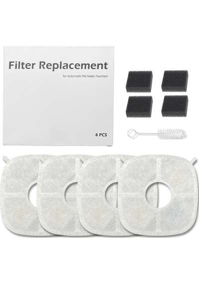 Haustier Ff013 Seramik Su Sebili Wf013 İçin Su Sebili Filtre Seti 4 Adet