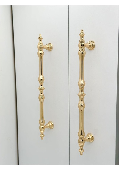Şehzade Altın Mobilya Dolap Mutfak Çekmece Kulpu 96 Mm 9.6 Cm 2 Adet