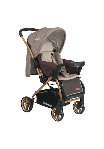 Tommybaby TB-980 Gold Çift Yön Lüx Bebek Arabası Puset Füme