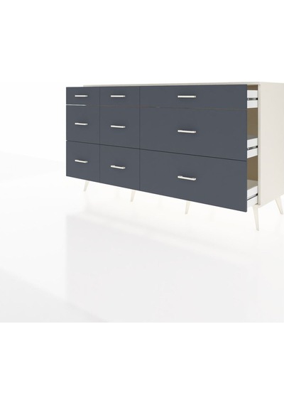 Kronos Konsol 9 Çekmeceli 176x59x99 Aytaşı-aytaşı/antrasit Aytaşı-aytaşı/antrasit