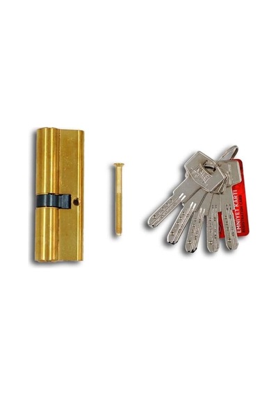 164bne Bilyalı Barel Sarı 90mm Kapı Kilit